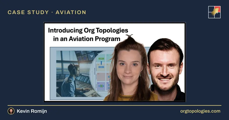 Case Study: Introducing Org Topologies in an Aviation Program