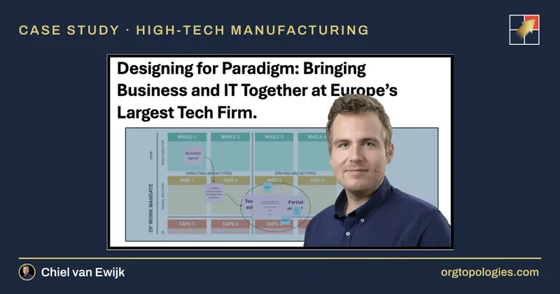 Designing for Paradigm: Bringing Business and IT Together at Europe’s Largest Tech Firm
