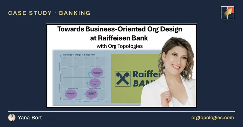 Experience Report: Towards Business-Oriented Org Design at Raiffeisen Bank